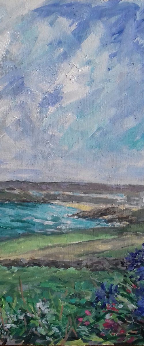 View Of Porthmeor, St Ives by Ann Kilroy