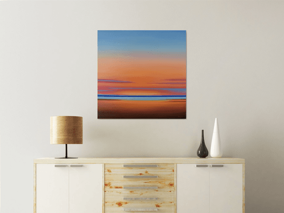 Colorful View - Colorful Abstract Sunset Landscape