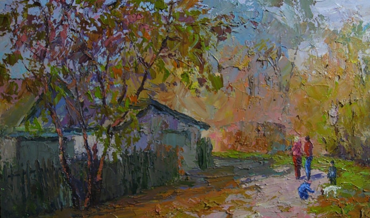 Oil painting Hot November by Boris Serdyuk