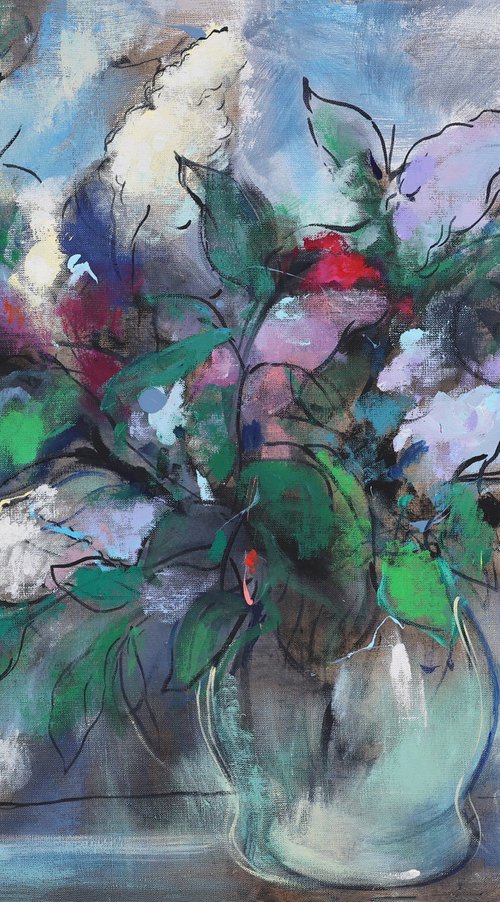 bouquet of lilacs by Artem Andreichuk