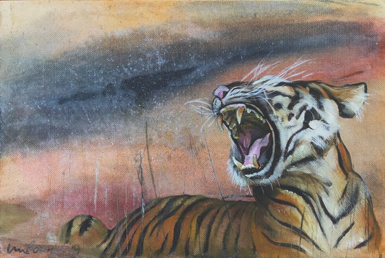 Tiger - oil painting