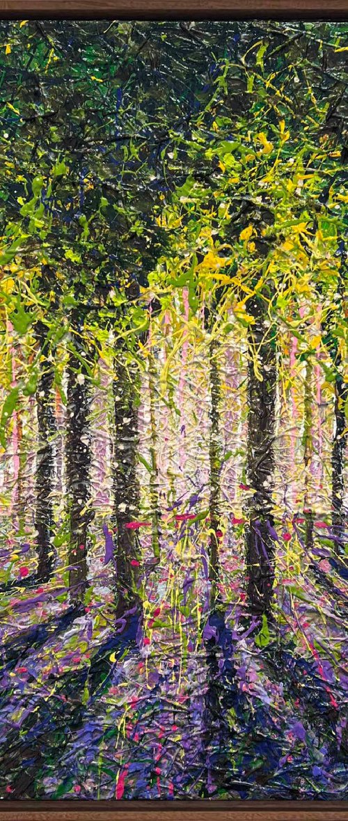 Where the Bluebells Dream - framed by Nadiia Antoniuk