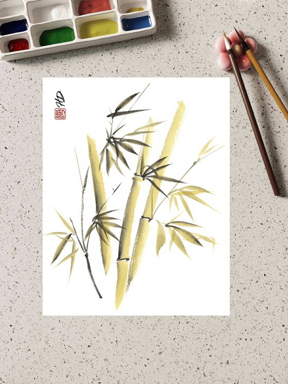 Golden Bamboo Harmony