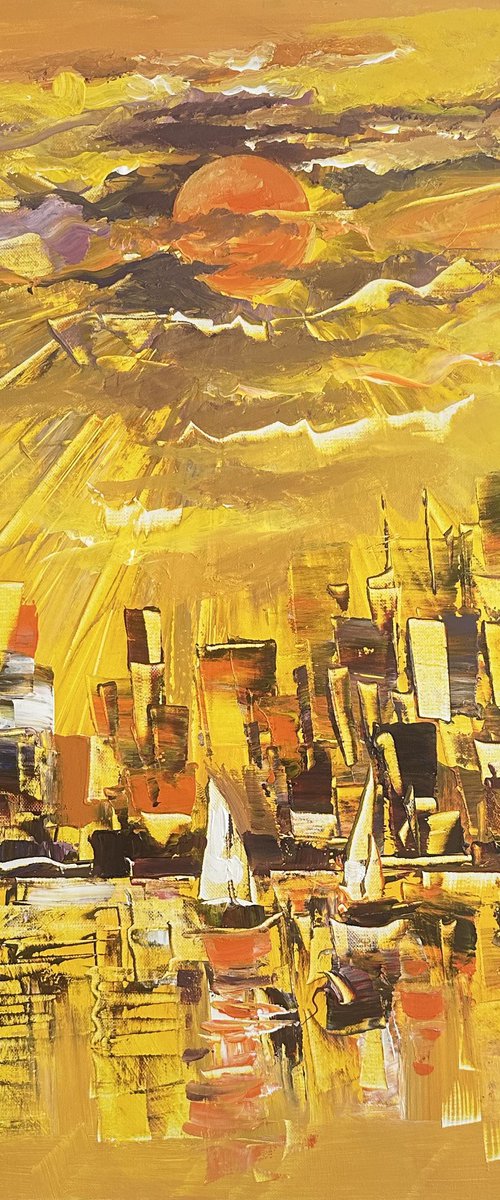 Harbor in Light by Hayk Miqayelyan