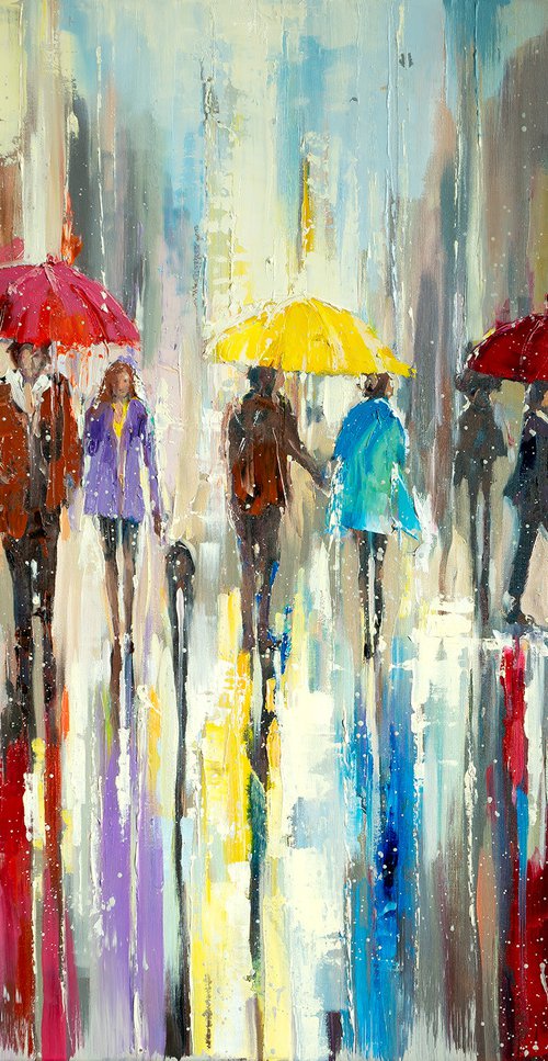 'London Walk' by Ewa Czarniecka