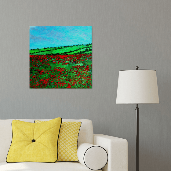 Hampshire Poppy field