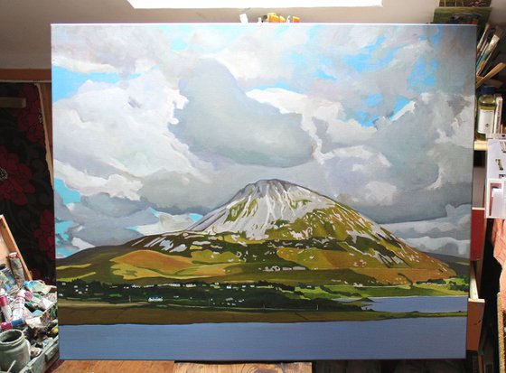 Swirling Clouds Round Errigal