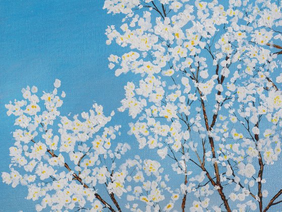The First Blossom Of Spring 61x91cm