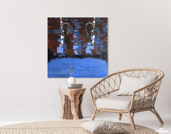 Two Figures Above Water