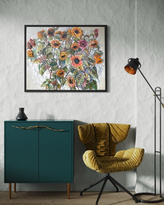 Trondheim sunflowers