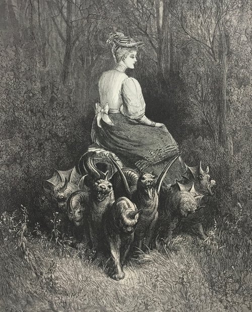 The dog carriage by Tudor Evans