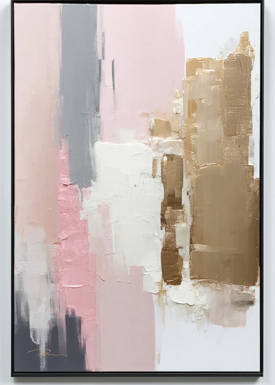 Pink and Gold Urban Contrast