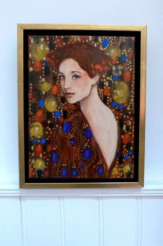 "Anthea." a tribute to Klimt.