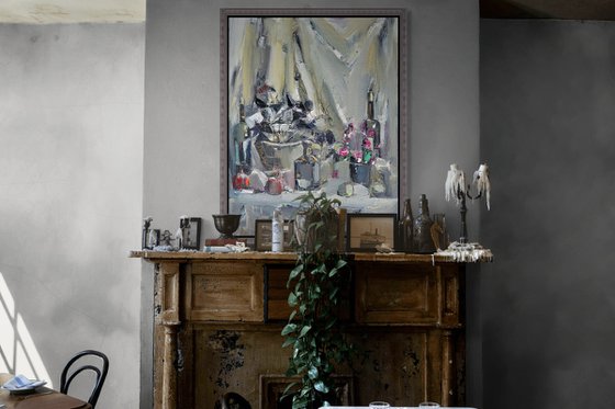 Silver Table, Crimson Fruit