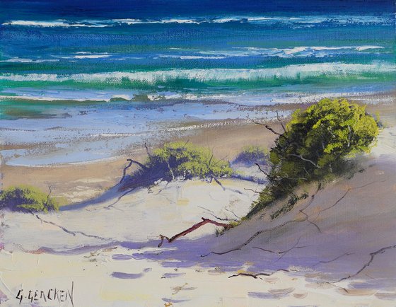 Summer coastal view