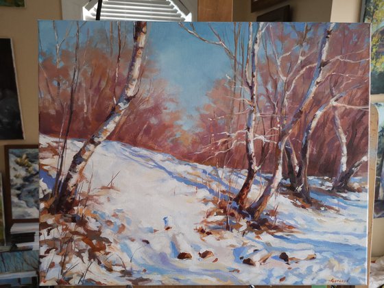 Dancing on the snow