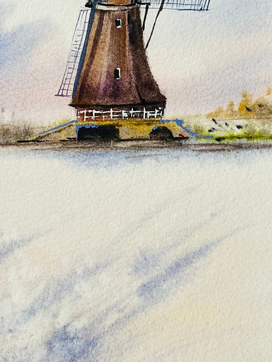 Winter Windmill