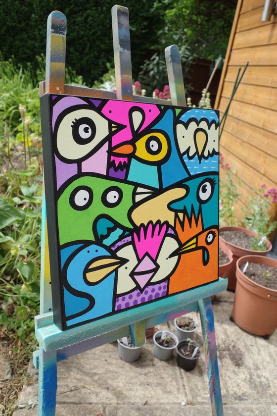 Fluttering Flock