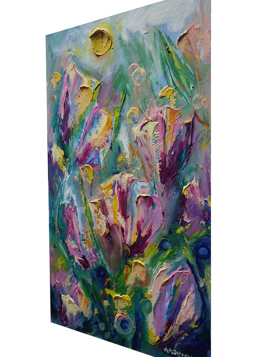 Abstract Tulips by Andrew Alan Johnson