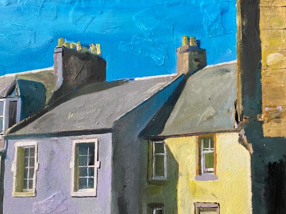 Scottish Houses In The Sun