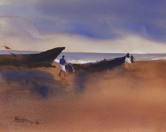 Feelings galore, on seashore