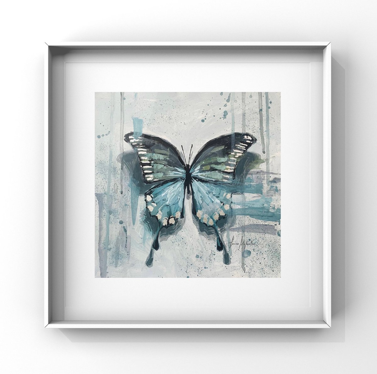 -Shiny butterflies-?, work #1 by Alina Marsovna