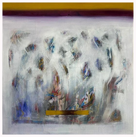 Soft Convergence_30"X30" 2025