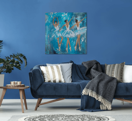 Dance in blue