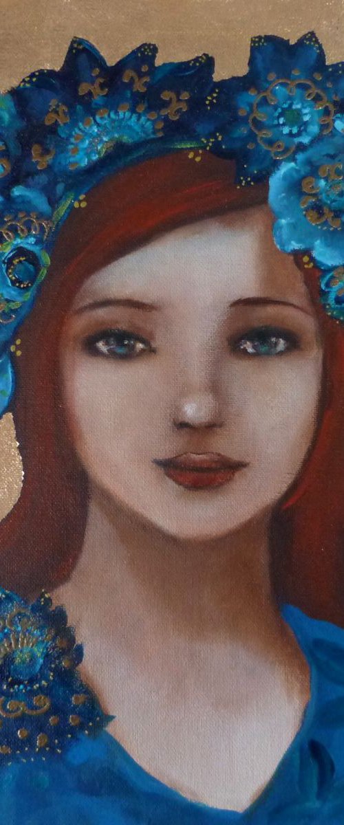 Lyana blue by Loetitia Pillault