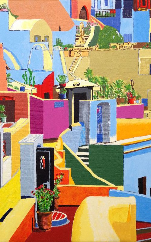 Santorini by Kosta Morr