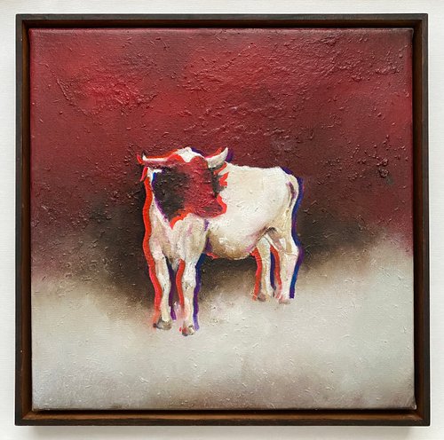 Glitch bull  (2024) by Elena Troyanskaya