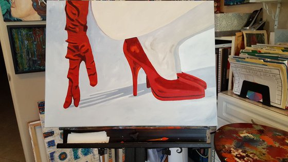 "Her Red Shoes"