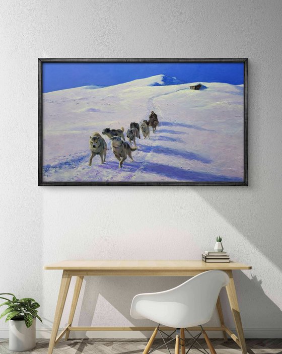 Sledding in the Mountains