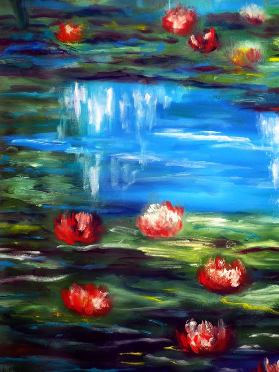 Monet Garden Water Lilies
