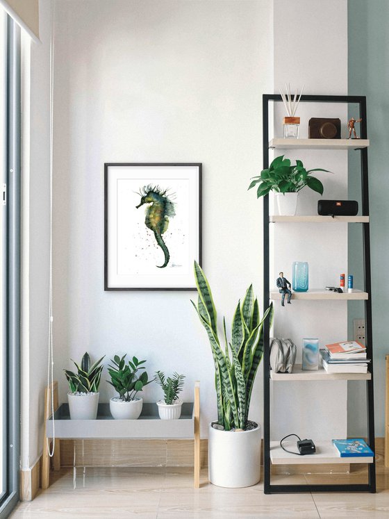 Green Seahorse