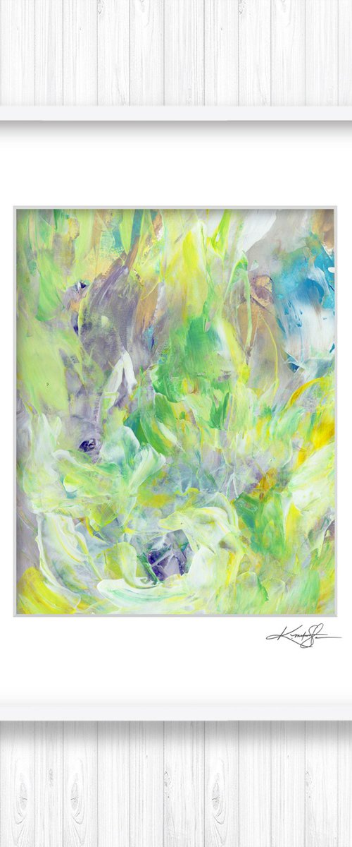 Tranquility Blooms 13 - Flower Painting by Kathy Morton Stanion by Kathy Morton Stanion