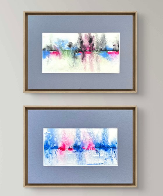 Diptych Majestic Abstract