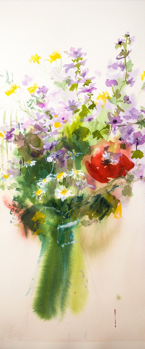 Wild flowers bouquet by Sasha Romm