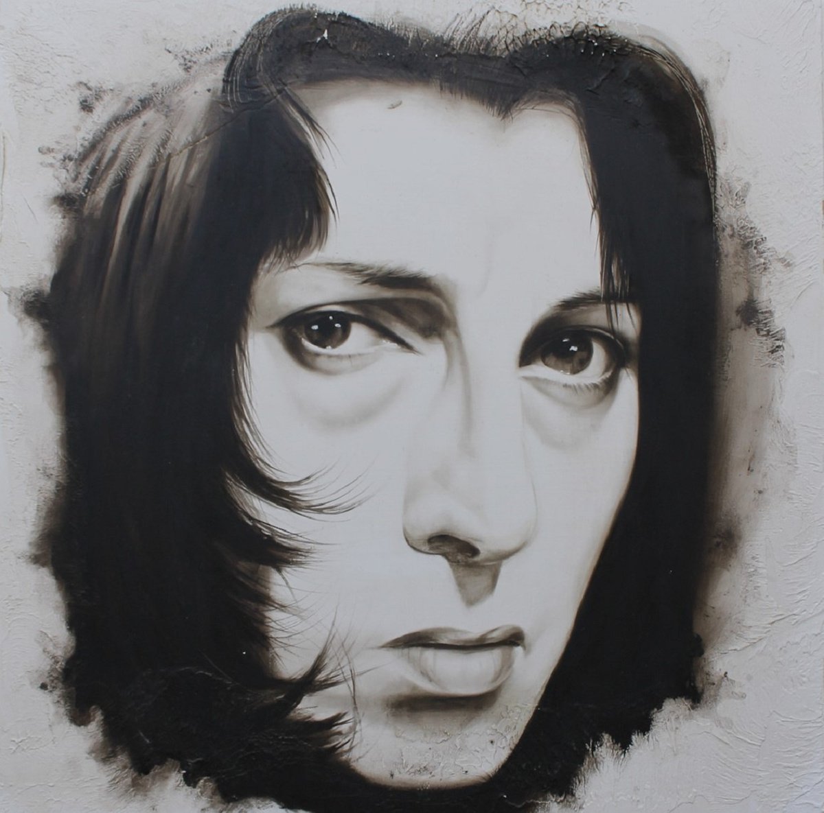 ANNA ritratto di Anna Magnani cm 50x50 by Nicoletta Bagatti