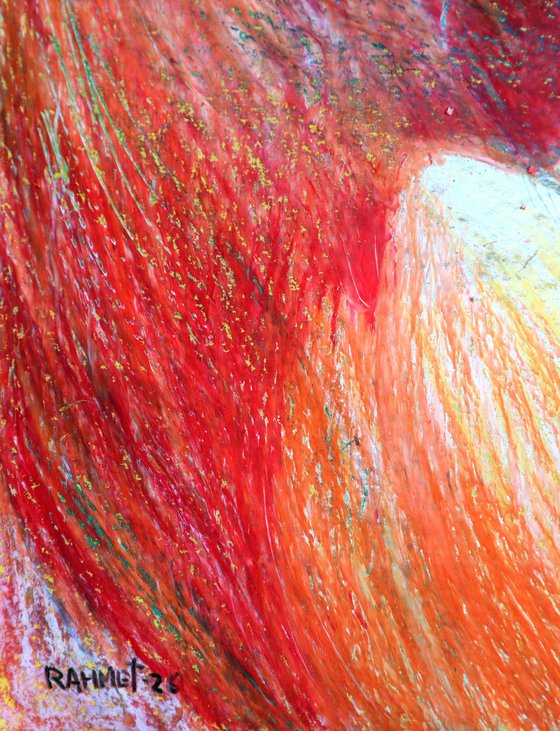 Fantasy with Flowers 337: paper 59x42cm