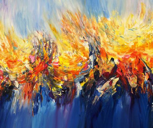 Stick: Blue Daydream 1 by Peter Nottrott