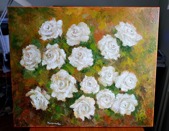 Wild White Roses