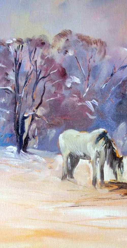 Winter Grazing by Jane Ward