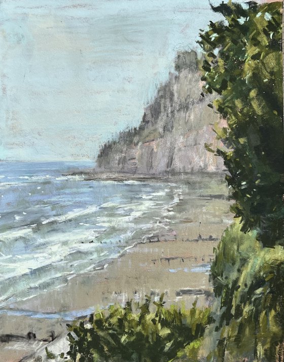 Shanklin beach from the chine