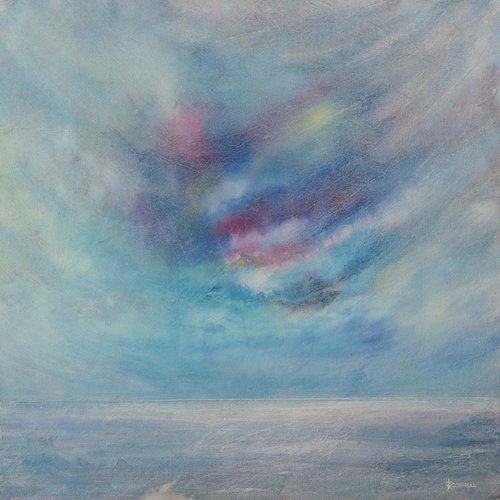 Hope, minimal abstract atmospheric seascape by oconnart