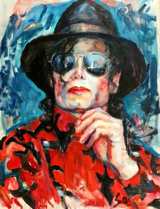 Portrait of Michael Jackson