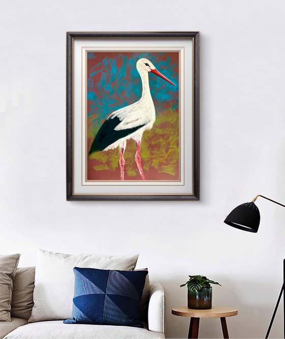 Stroks Heron Wader Ardea Hern