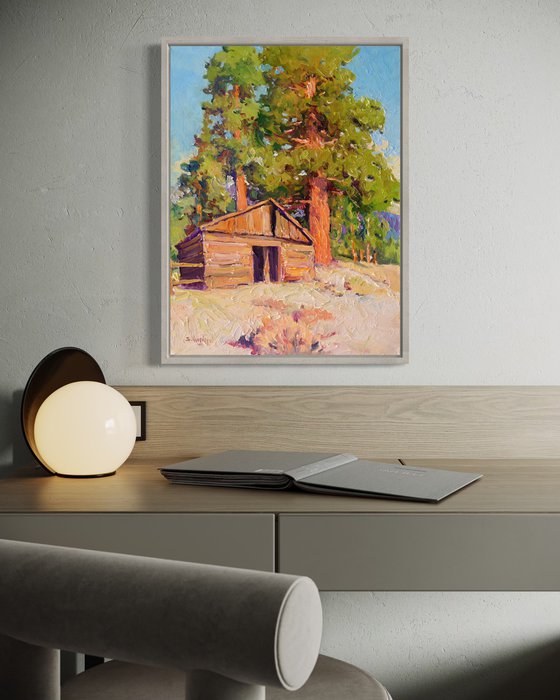 Old Cottage and Sequoia