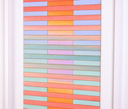 California Abstract Geometric Painting by Amelia Coward