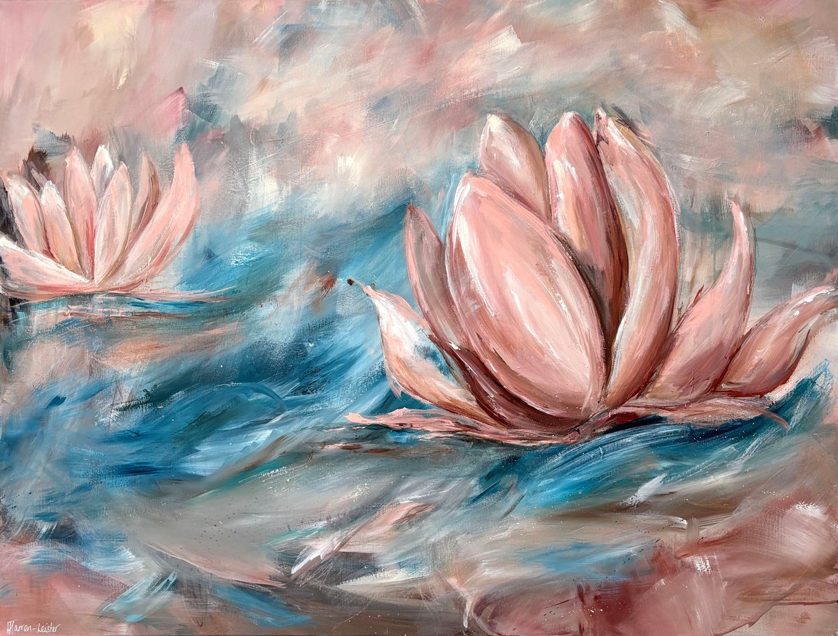 Where Stillness Drifts By Lyndsay Tarren-Leister, 48 X 36, Artwork For Sale On Artfinder